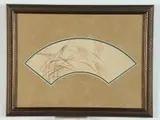 Kanō Sansetsu, Grasshopper, Late 19th Century colored woodcut
