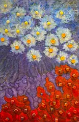 Stan Piotroski, Starry Nights Redux, Oil and metal on board