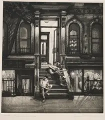 Frederick Mershimer, Summer Serenade 1992, Pencil numbered, titled and signed at base