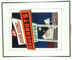Clay Huffman, Hot Doughnuts Now, 1985, Pencil signed, dated ("Mar 85") numbered and titled at base