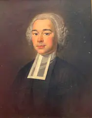 Welsh School, Portrait of the Reverend Stephen Barrett, Oil on canvas.