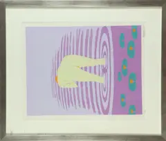Marek Żuławski, Zuzanna i starcy, 1975, Limited edition color silkscreen numbered 41
