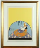 Erté, After the Rain, 1979, Pencil signed and numbered at base