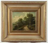 Rural Landscape by English School, Oil on canvas, sold Feb 2023