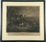 James Howe, Hawking, Engraving printed by engraver Charles Turner (English, 1774-1857) of London