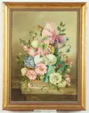 G. K. Pumfrey, Summer Flowers Bouquet, Oil on canvas
