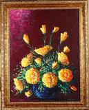 Antonio Prats Ventós, Floral Still Life, Acrylic on board