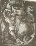 Benton Murdoch Spruance, Centaur V, Pencil signed, titled, and dated at base