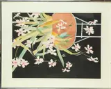 Winter Flowers by American School, Watercolor on paper, sold Feb 2023
