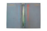 James Warren Hueter, Small with Laminated Glass, 1981, Mixed media on board