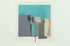 Carol J Rupp, Color Structure 14 FS, Pencil titled and signed "Rupp" lower right-hand corner