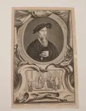 Jacobus Houbraken, Edward Seymour, 1st Duke of Somerset (c.1500-1552) soldier and Lord Protector of King Edward VI, 1738 Edward Seymour, 1st Duke of Somerset (c.1500-1552) soldier and Lord Protector of King Edward VI, 1738 Edward Seymour, 1st Duke of Somerset (c.1500-1552) soldier and Lord Protector of King Edward VI, 1738, Engraving after Hans Holbein the Younger (German-Swiss, 1497/98 -1543) It was published to illustrate a work written by compiler of histories and biographer Thomas Birch (British, 1705-1766) titled "The Lives and Characters of Illustrious Persons" (published 1743-52)