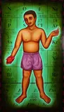 Teresa Villegas, Ascension to Mobility, 2003, Mixed media on wooden board