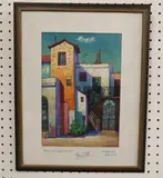 Patio del Conventillo by Edgardo Garcia Nieto, Ink signed and titled at base, sold Apr 2023