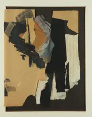 Doris Rief, Black Trap, Mixed media on paper