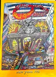 Red Grooms, Grand Central Terminal New York 1993, Lithographic poster printed in colors