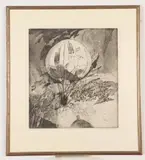 Cynthia Munro Marks, Curious Journey, 1964, Pencil Signed, dated and titled at base
