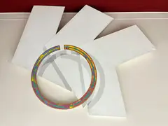 Jack Reilly, Untitled, circa 1981, Acrylic on shaped canvas