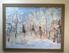 Late January Afternoon by Nathan Letovsky, 1985, Oil on canvas, offered Jun 2023