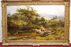 Harry John Johnson, Wait for Me, 1868, Oil on canvas