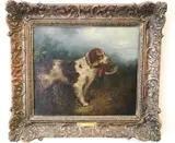 George Armfield, Hunting Dog, 1875, Oil on canvas