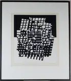 Victor Vasarely, Croisées, circa 1973, Ink numbered and signed at base