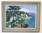 Cecil Everley, The French Riviera, Oil on canvas