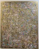 Regina Porten, Klimt Inspired, 2020, Mixed media on canvas