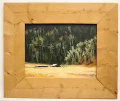 Caroline Johnson, Ranch Along the Dolores, 2005, Oil on board