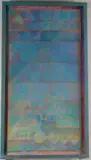 Stephanie Munoz O'Neil, Green Moon, 1991, Mixed Media on Canvas