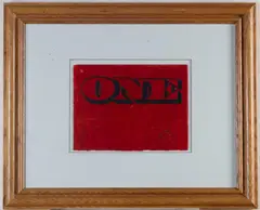 Norbert Francis Attard, One, Pencil numbered 1/1, and signed at base