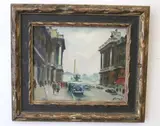 Fernand Guignier, Place de la Concorde and its Obelisk, 1954, Oil on canvas