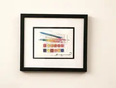 Andy Warhol, Watercolor Paint Kit with Brushes, Offset lithograph signed and numbered AP 41/75 lower margin