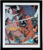 Sadao Hasegawa, Shishi Odori III, Lithograph