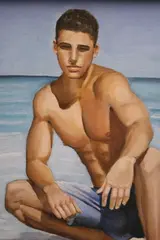 John David, Beachboy V, 2006, [LGBTQ+ INTEREST], Oil on canvas