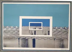 Bernardo Salcedo, Conflicto en el Golfo de Melissa (Conflict in Melissa's Gulf), 1987, Pencil numbered, titled, dated and signed at base