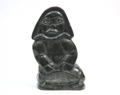 Abraham Pov, Man with Kudlik (Man with an Inuit Traditional Oil Lamp), Man with Kudlik which is an oil lamp