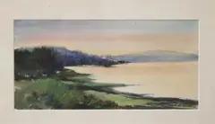 Ruth R. Rooks, View of the Lake, Watercolor