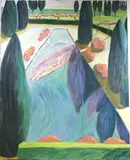Carole Sue Lebbin-Spector, Afternoon Sun, Oil on canvas