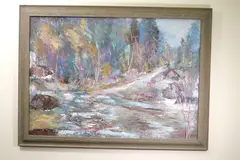 March Canadian Landscape by Nathan Letovsky, 1997, Oil on canvas signed lower left hand corner, offered Jul 2023