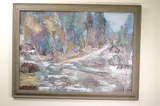 Nathan Letovsky, March Canadian Landscape, 1997, Oil on canvas signed lower left hand corner
