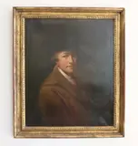 Joseph Wright of Derby, Self Portrait, English school 19th century oil on canvas painting