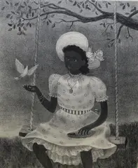 Doris Emrick Lee, The Dove, circa 1952, Pencil signed and titled at base