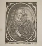 English School, Maria, Engraving of Mary