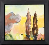 M. Jane Johnson, Verdure, 1994, Oil on board