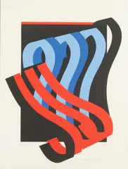 Nadine Prado, Abstract, Color screen print