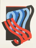 Nadine Prado, Abstract, Color screen print
