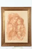 Edna Hibel, Mother and Child, Lithograph