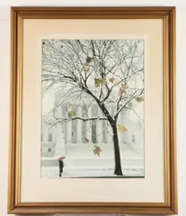 Fred J. Maroon, Supreme Court West Front in Winter, Photograph