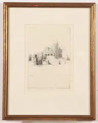 Don Swann, Henderson's Castle, Pencil signed, dated and numbered (62/300)